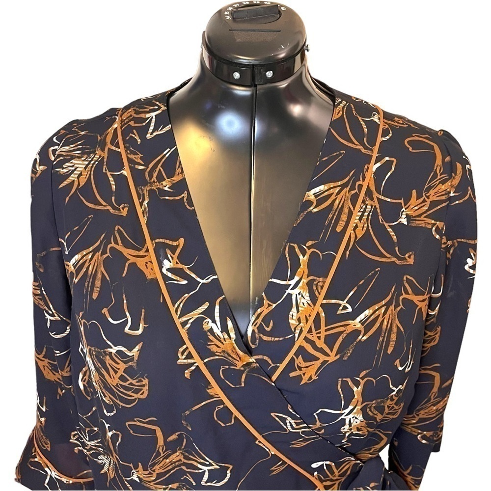 In Every Story/Penningtons Kimono Style Wrap Blouse - Picture 3 of 15